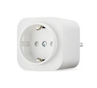 Amazon Basics Presa intelligente Wi-Fi smart plug, singola per interni (presa europea), compatibile solo con Alexa, bianco, 1 pezzo