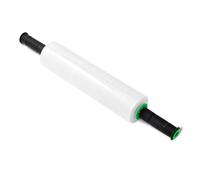 Amazon Basics Rotolo di Pellicola Elastica, 38,1 cm x 304,8 m, 1 Rotolo con 2 Manici, Trasparente