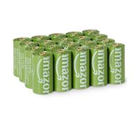 Amazon Basics Sacchetti per Escrementi e Rifiuti di Cani in Materiale Riciclato Senza Dispenser, Inodori, 300 Sacchetti (20 Confezioni da 15 Sacchetti)