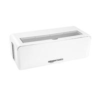 Amazon Basics Scatola portacavi per nascondere e organizzare i cavi, grande, colore: bianco