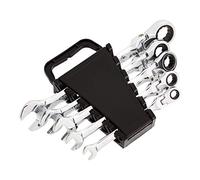 Amazon Basics set di chiavi e cricchetto, flessibile, metrico, 5 pezzi