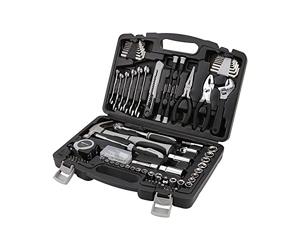 Amazon Basics Set di utensili per manutenzione comune, confezione da 131 pezzi