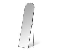 Amazon Basics - Specchio ad Arco a Figura Intera, Montaggio a Parete/Pavimento, 149,9cm x 40,6cm x 1,4cm, Nero