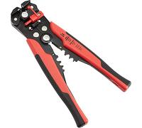 Amazon Basics Spellafili autoregolante, nero/rosso