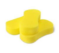 Amazon Basics, Spugne per la pulizia e il lavaggio di auto e finestre, formato jumbo, giallo, 3 pezzi