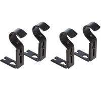 Amazon Basics Staffa da parete regolabile, set da 2, nichel (Confezione da 2)