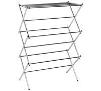 Amazon Basics, Stendibiancheria per interni pieghevole a fisarmonica, Chromé -