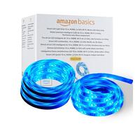 Amazon Basics Striscia luminosa LED intelligente da 10 m, RGBW, compatibile solo con Alexa, Multicolore