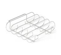 Amazon Basics, Supporto per affumicare Costine, Argento, 1 Pezzo