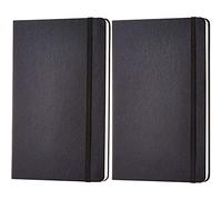 Amazon Basics Taccuino Classico, Misura Grande, A Quadretti & Taccuino Classico, Misura Grande, A Righe