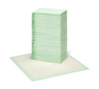 Amazon Basics Tappetini Igienici in Bambù Antiperdita per Cani e Cuccioli, Formato Regular/Standard, Confezione da 100, Dimensioni 56cm x 56cm