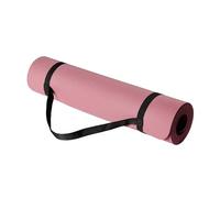 Amazon Basics, Tappetino per fitness e yoga con tracolla, in TPE spesso 0.6 cm, Prugna
