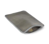 Amazon Basics, Tappetino per lettiera per Gatti a Doppio Strato, Grigio, 61cm x 38cm