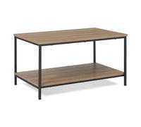 Amazon Basics - Tavolino da caffè, Rettangolare, con Ripiano Inferiore, Soggiorno, Tavolino centrale, Stile Moderno, Rovere, 50,5cm x 80cm x 42cm