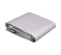 Amazon Basics Telo impermeabile multiuso in poliestere 3,6 x 6 metri, 0,4 mm di spessore, 6kg, colore argento/nero, confezione da 1 (In precedenza Marchio AmazonCommercial)