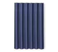 Amazon Basics Tenda da doccia in poliestere, dallo stile moderno, ad asciugatura rapida, 183 x 183 cm, blu navy