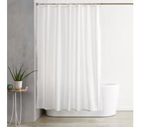 Amazon Basics Tenda da doccia, in tessuto resistente all'acqua e alla muffa, con