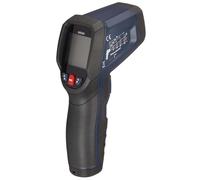 Amazon Basics Termometro a infrarossi per uso intensivo con laser circolare, sonda tipo K, emissività regolare, Nero