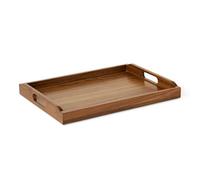 Amazon Basics Vassoio da Portata, in Legno di Acacia, 43cm x 30,5cm