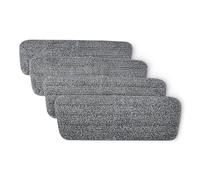 Amazon Basics Washable Replacement Mop Pads, for Dry & Wet Spray Mops, 4 Pack