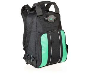 Amazon Basics Zaino, con 55 tasche, porta attrezzi, e illuminazione, Nero