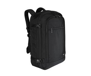 Amazon Basics Zaino da Viaggio 40L, Bagaglio a Mano da Cabina (51x38x20cm), Spallacci Imbottiti, Scomparto Laptop 17", Tasche Organizzate - Nero