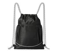 Amazon Basics - Zaino sportivo con coulisse, adatto per la palestra, Taglia L