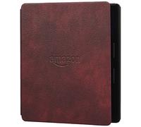 Amazon - Custodia-caricatore in pelle premium per Kindle Oasis, Bordeaux - R