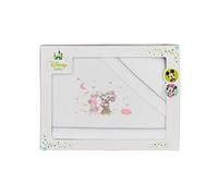 Amazon Disney, Lenzuola in flanella per mini culla Minnie Mouse, grigio e rosa