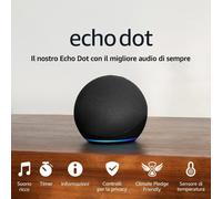 Amazon Echo Dot Alexa Ultimo Modello Wi-Fi suono più potente dinamico Antracite