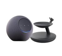 Amazon Echo Dot Max + Nuovo supporto da tavolo per Echo Dot Max con porte di ricarica USB-C, Made for Amazon