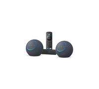 Amazon Echo Dot Max (ultimo modello) x2, Grafite + Fire TV Stick 4K Plus - Usali come altoparlanti TV wireless, con Accesso Anticipato ad Alex