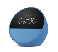 Amazon Echo Spot (modello 2024) | Sveglia intelligente con audio di qualità | Blu, con Accesso Anticipato ad Alexa+