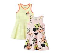 Amazon Essentials Abitini da Gioco Smanicati in Maglia Bambine e ragazze, Pacco da 2, Minnie, 6-7 anni