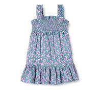 Amazon Essentials Abito a Canotta Aderente e Svasato a Nido d'Ape, in Raso di Cotone Bambine e ragazze