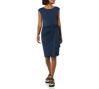 Amazon Essentials Abito a Portafoglio con Scollo a Barchetta e Maniche ad Aletta Donna