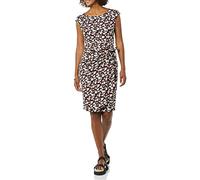 Amazon Essentials Abito a Portafoglio con Scollo a Barchetta e Maniche ad Aletta Donna, Multicolore Floreale, XXL