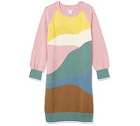 Amazon Essentials Abito in Maglia Raglan Bambine e Ragazze, Rosa Chiaro Verde Salvia, 11-12 Anni