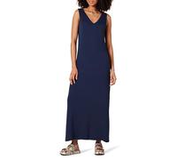 Amazon Essentials Abito Maxi da Donna in Jersey con Scollo a V, Blu Navy, S