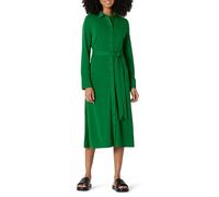 Amazon Essentials Abito Midi Regular Fit in Jersey Opaco Donna, Verde Smeraldo, XXS