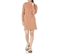 Amazon Essentials Abito Stile Felpa Stretto in Vita (Disponibile in Taglie Forti) Donna, Marrone Chiaro, 4XL Plus
