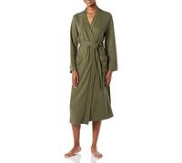 Amazon Essentials Accappatoio Leggero A Nido d'Ape A Tutta Lunghezza (Taglie Forti Disponibili) Donna, Verde Oliva, XS