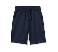 Amazon Essentials AE - Active Pantaloncini Sportivi in Maglia Elasticizzata Bambini e Ragazzi, Blu Marino, 6-7 Anni
