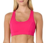 Amazon Essentials AE - Active Reggiseno Sportivo Power Sculpt con Scollo Rotondo Donna, Rosa Shocking, M