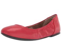 Amazon Essentials Bailarinas Mujer, Rojo Amapola Brillante, 37 EU Ancho