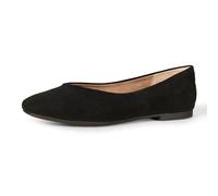 Amazon Essentials Ballerina Senza Chiusure A Punta Quadrata Donna, Nero, 36 EU