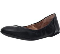 Amazon Essentials Ballerine Belice da donna, in ecopelle, colore nero, taglia 44