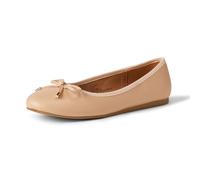 Amazon Essentials Ballerine con Fiocco, Beige, 6 Big Kid