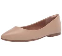 Amazon Essentials Ballerine da donna a punta, in ecopelle beige, 38