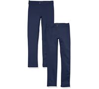 Amazon Essentials Bambine e Ragazze Pantaloni Uniformi in Maglia Ponte Aderenti